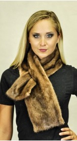 Mink fur scarf